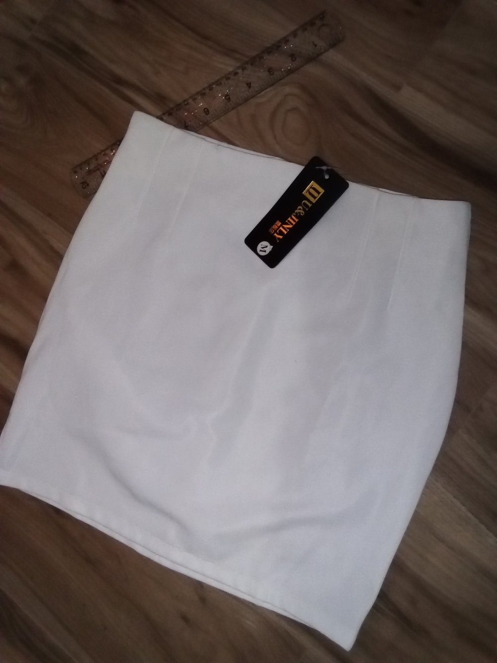 White Women's Mini Skirt -U & JINLY